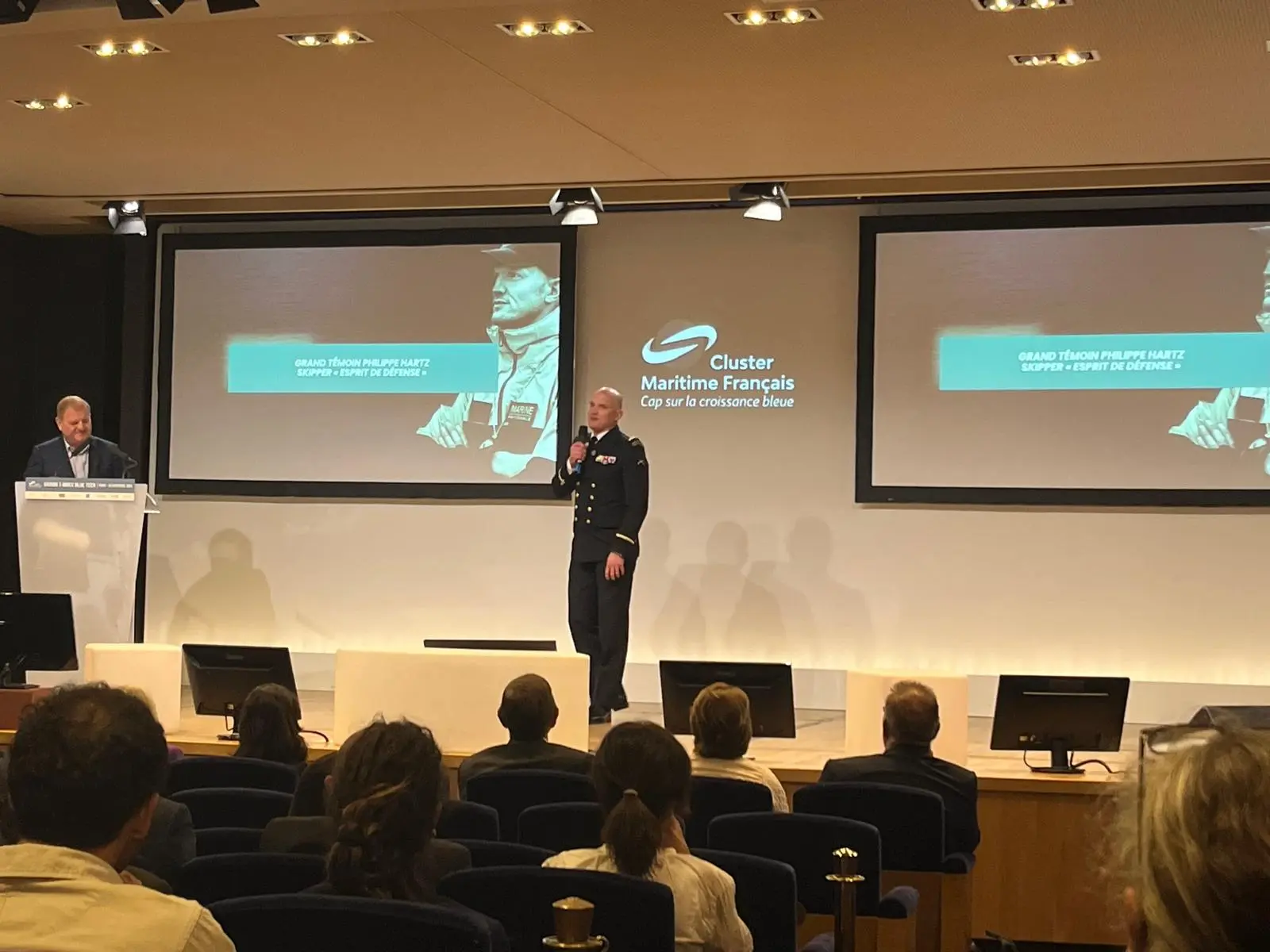 Philippe Hartz, skipper militaire et utilisateur de la Housse K-Ren